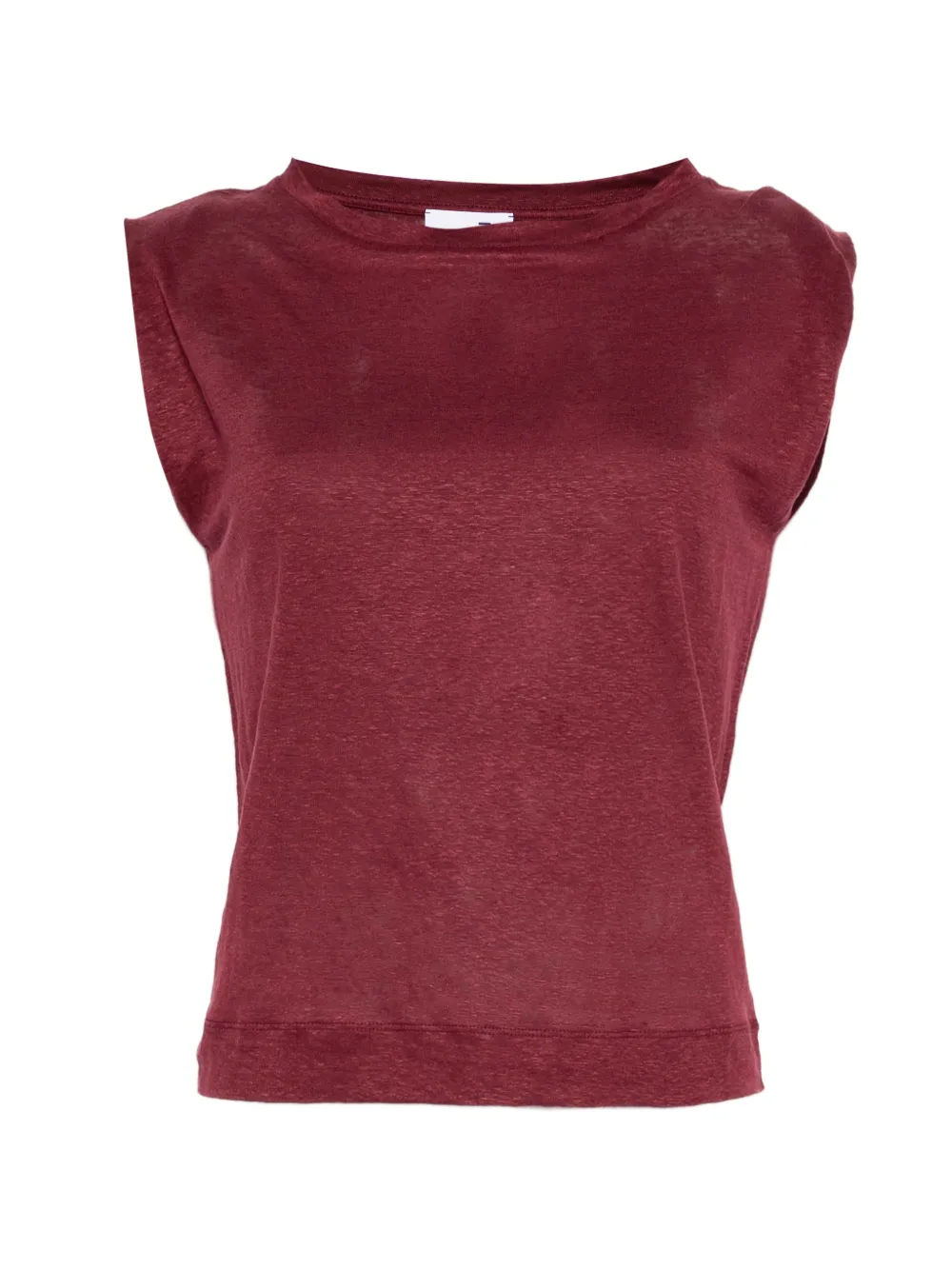 Niu boat-neck T-shirt - Rosso