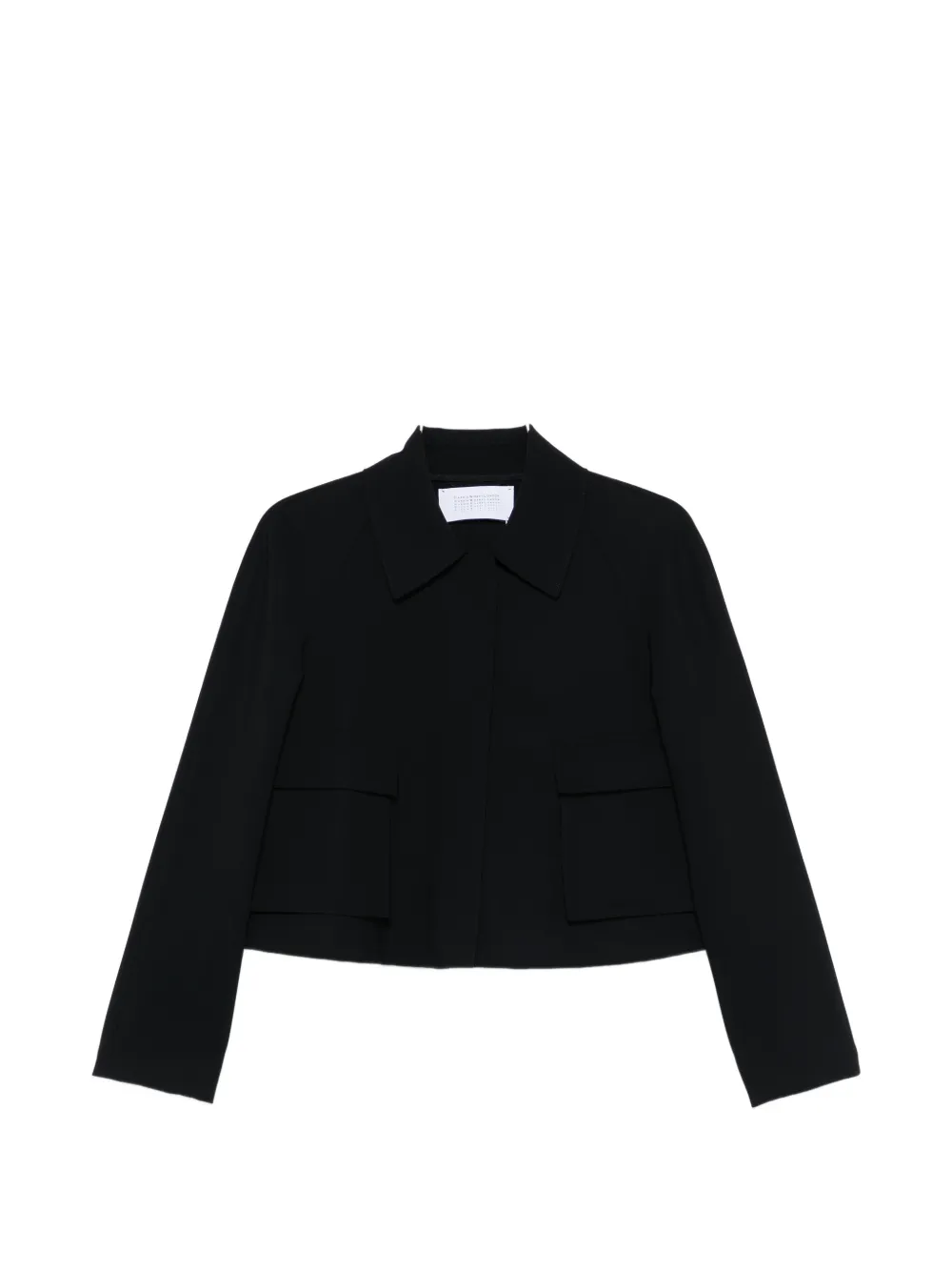Harris Wharf London polo-collar jacket - Nero