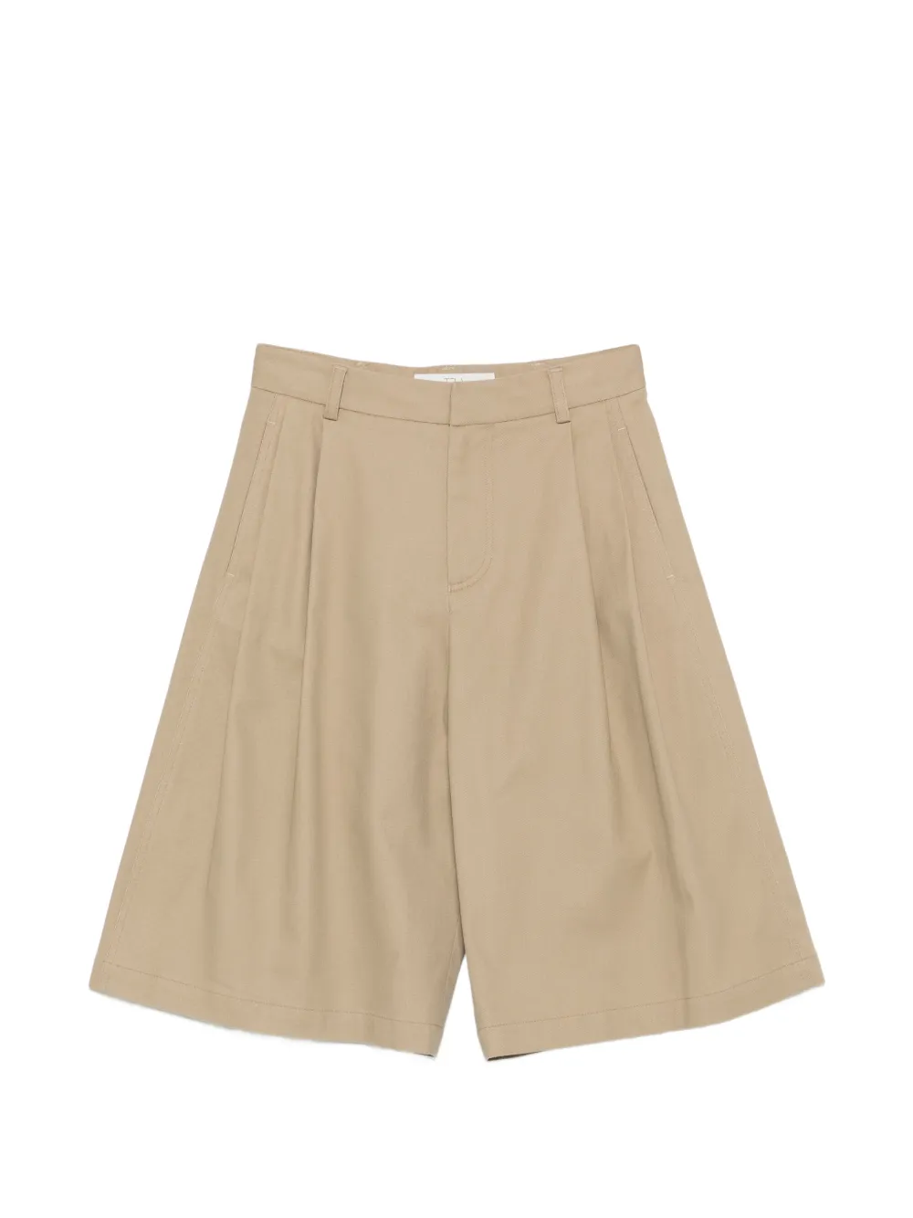 Tela pleated shorts - Toni neutri