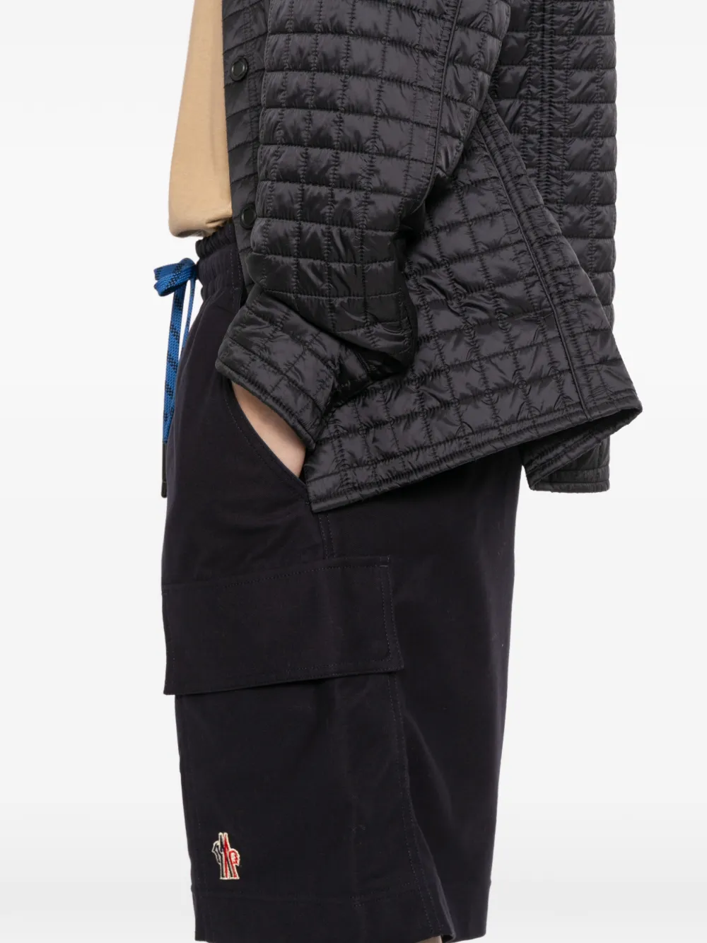 Moncler Grenoble Cargo shorts Blauw