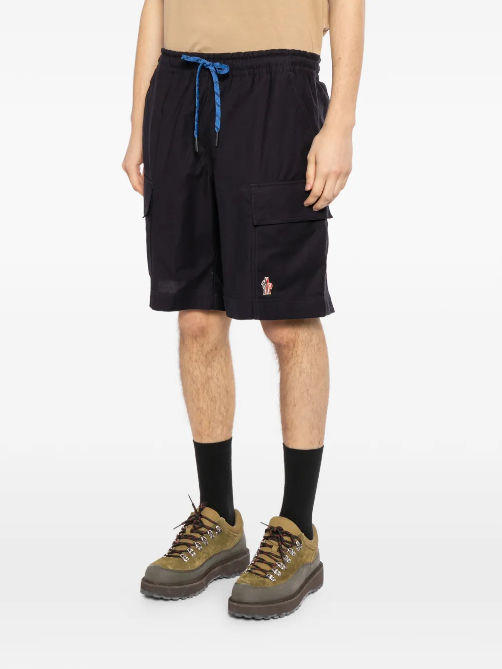 Moncler Grenoble Cargo shorts Blauw