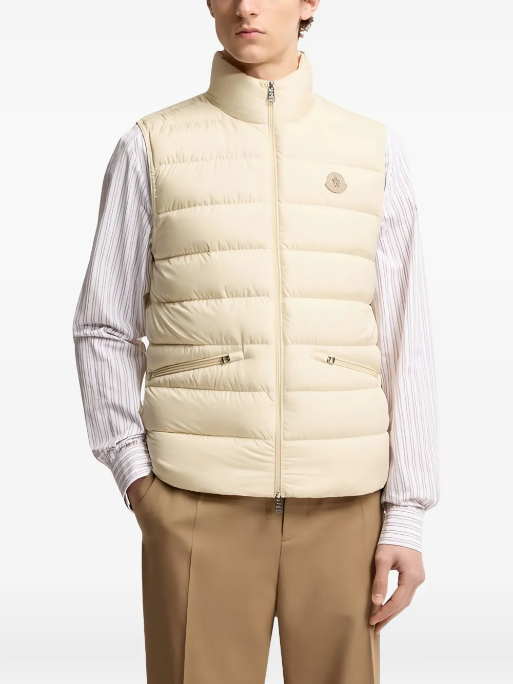  Moncler Quilted Vest - Neutrals 