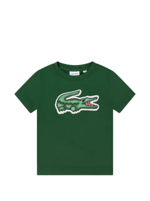 Lacoste Kids logo-appliqué T-shirt