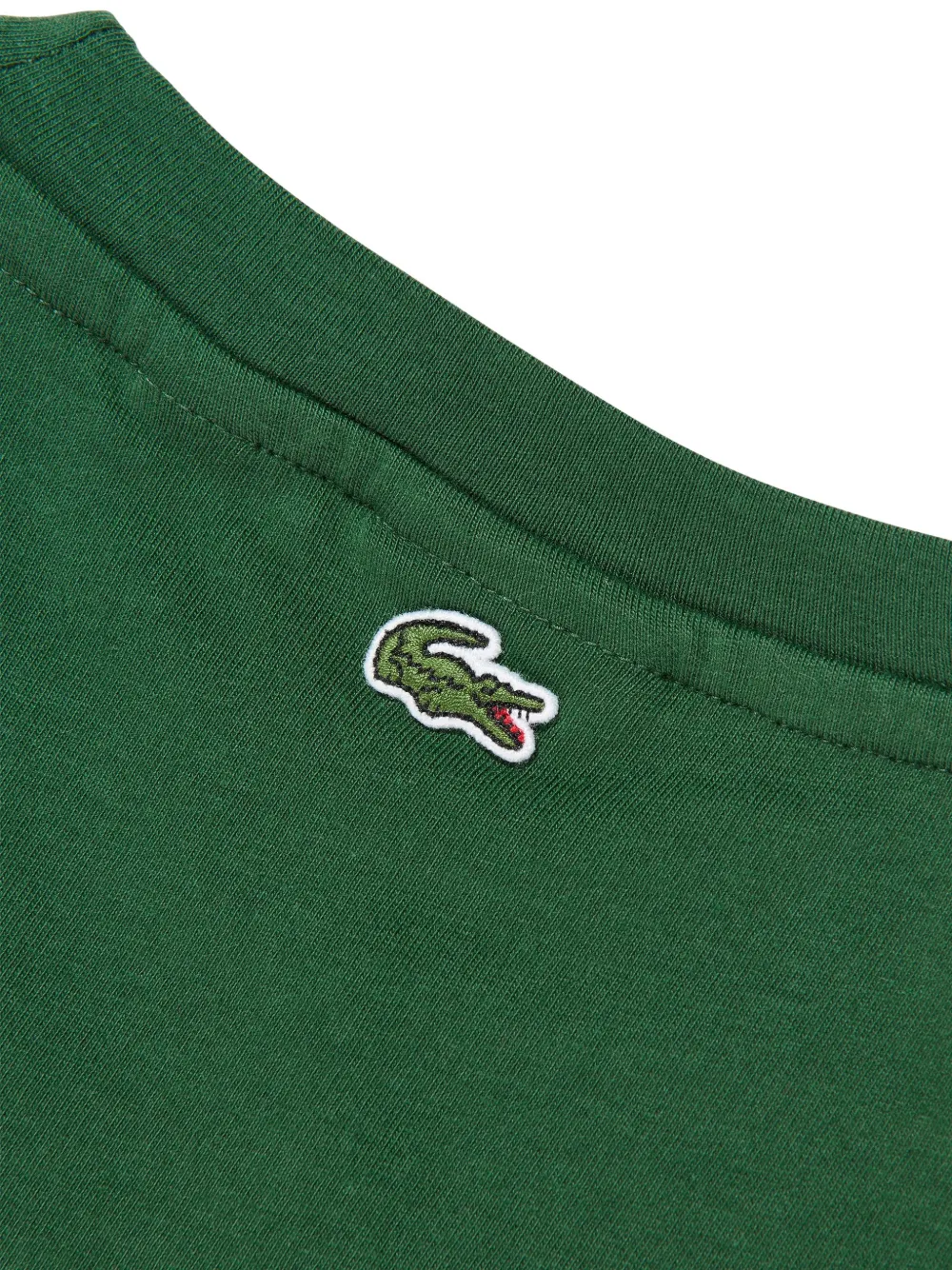  Lacoste Kids Logo-appliqué T-shirt - Green 