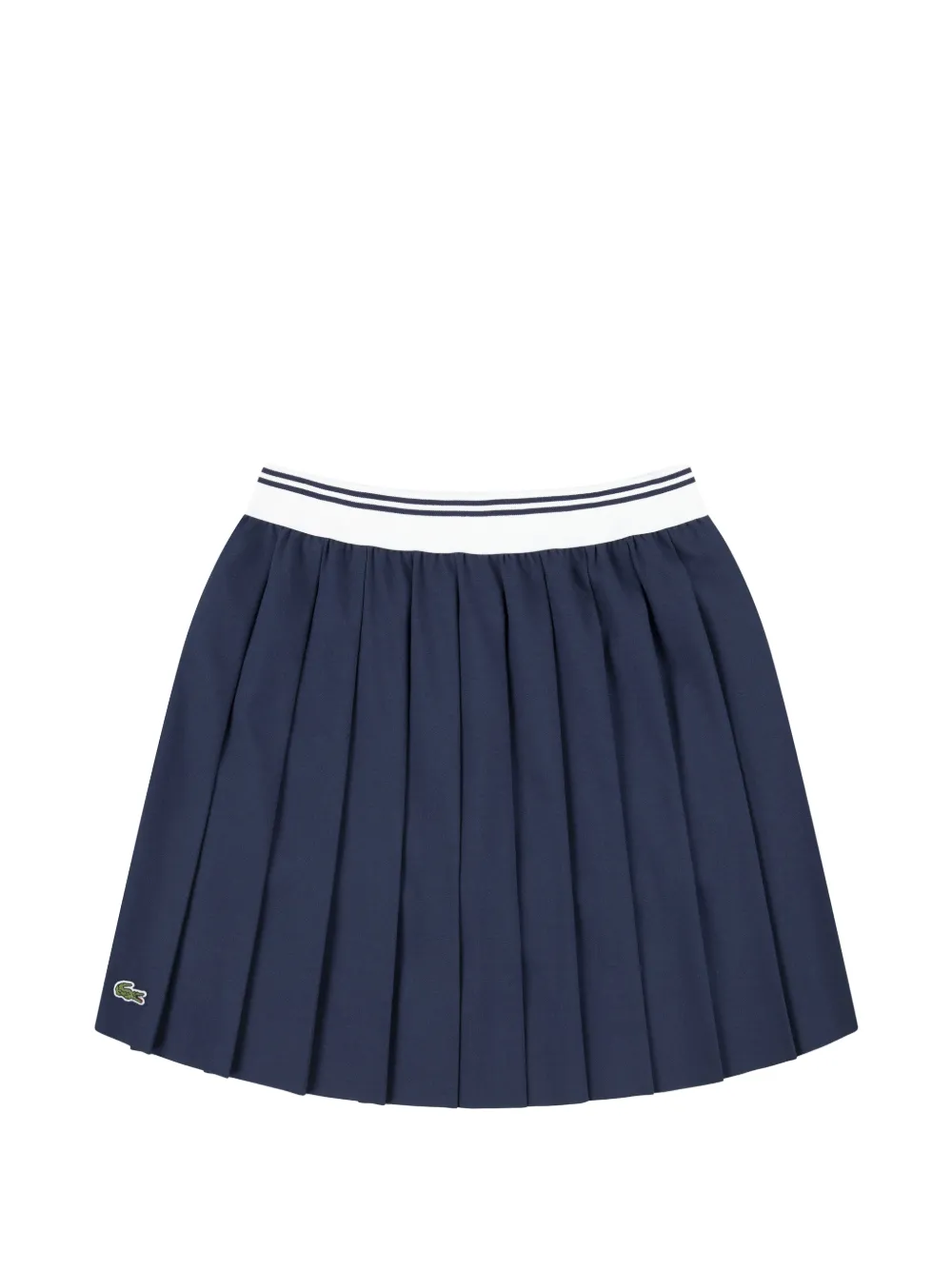 Lacoste Kids pleated waistband skirt - Blu