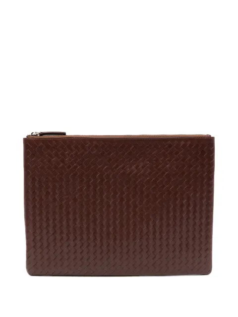 DRAGON DIFFUSION A4 woven clutch bag