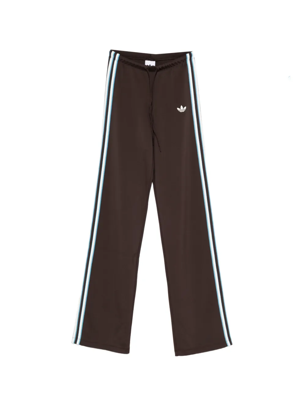 adidas side stripe track pants - Marrone
