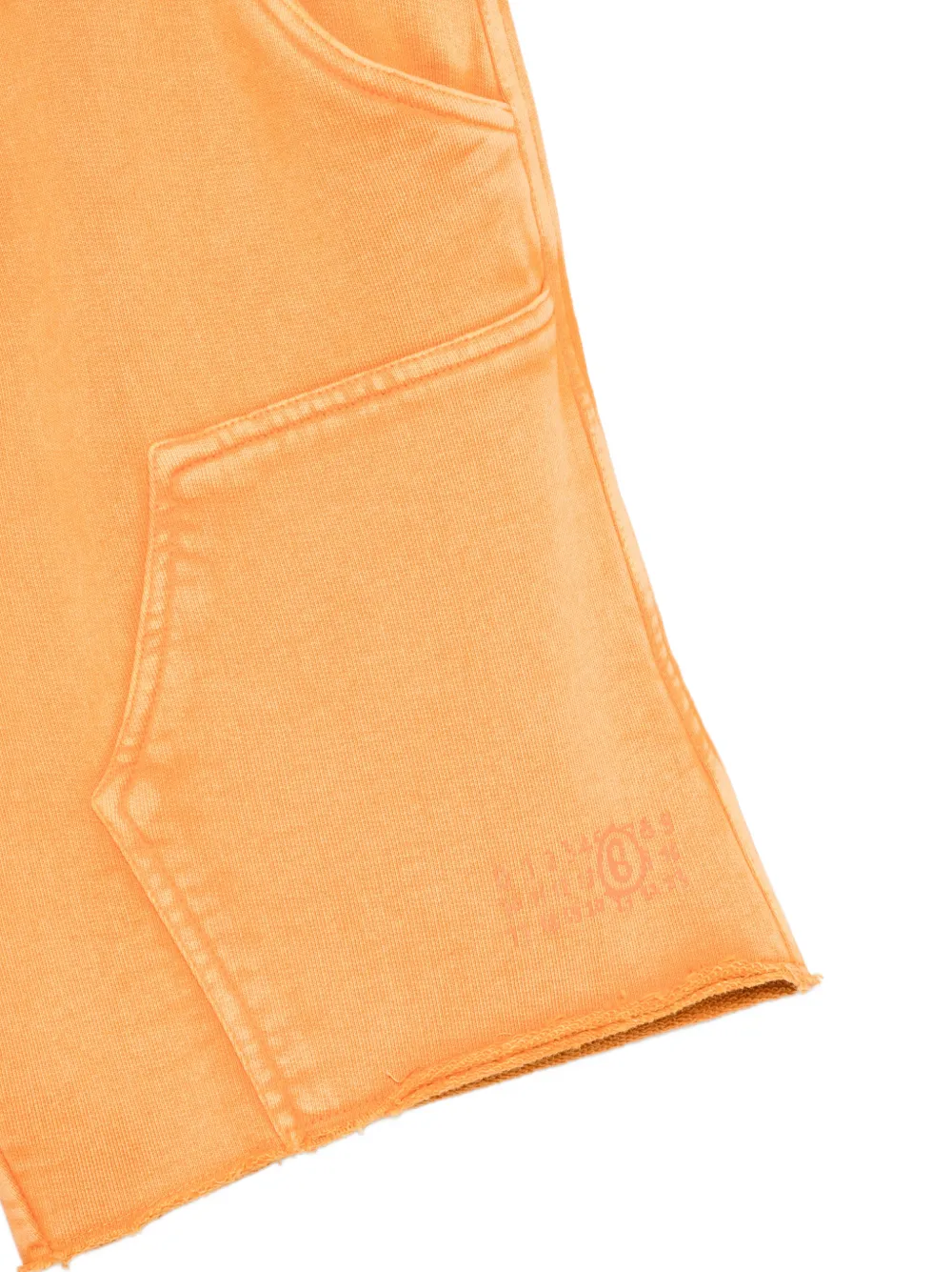 MM6 Maison Margiela Kids Shorts met logo Oranje