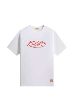 KITH Miami Classic Logo short-sleeve T-shirt | White | FARFETCH
