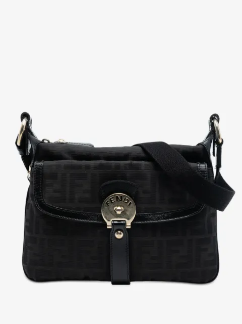 Fendi Pre-Owned 2000-2010 Zucca Canvas Chef Zip crossbody bag