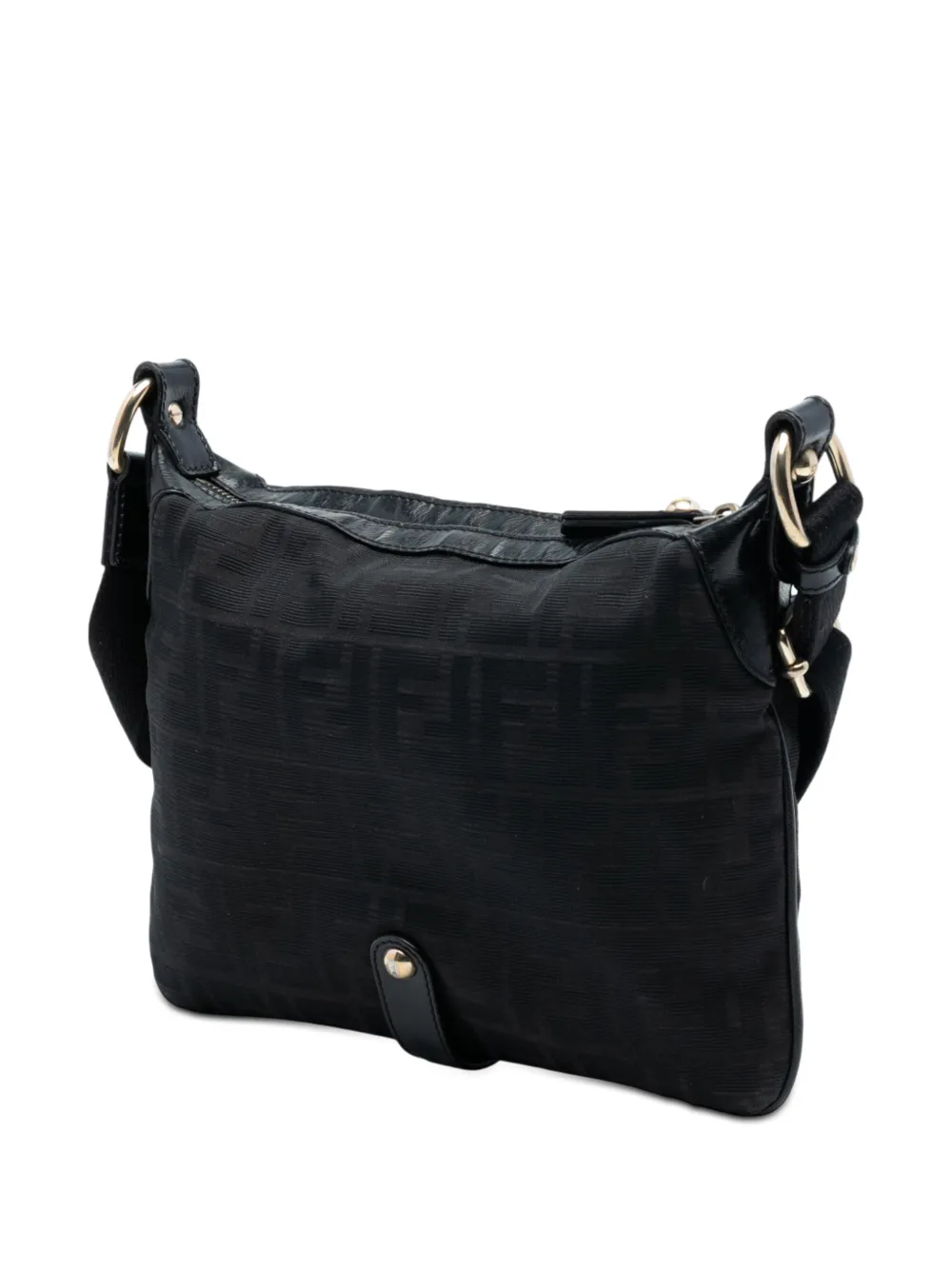 Fendi Pre-Owned 2000-2010 Zucca Canvas Chef Zip Crossbody Bag
