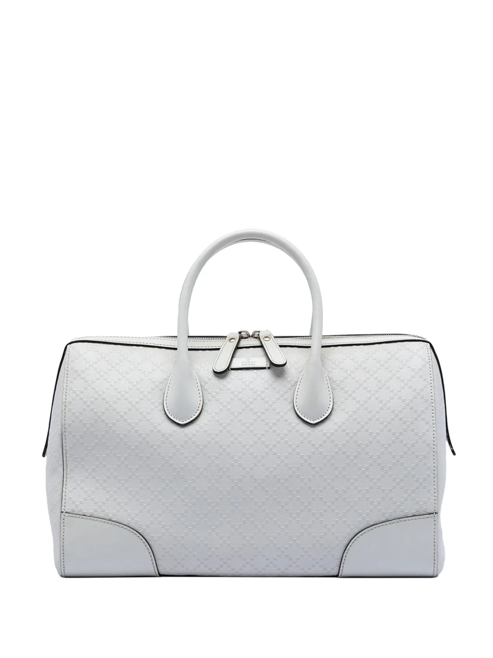Gucci Pre-Owned Borsa a tracolla Boston Diamante in pelle 2016-2025 - Bianco