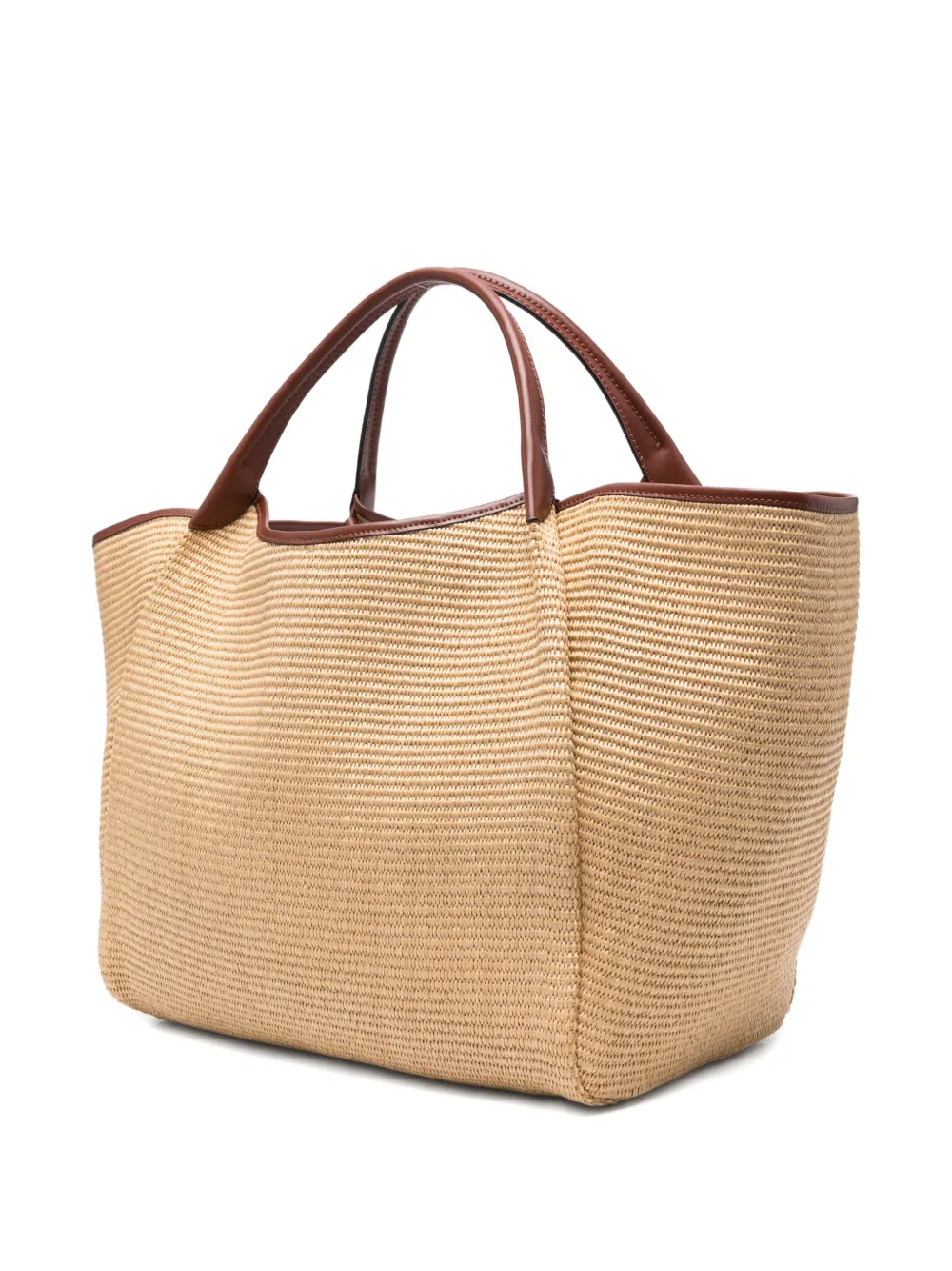 Emporio Armani Shopper met applicatie Beige