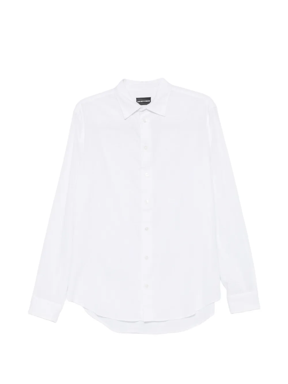 Emporio Armani button linen shirt - Bianco