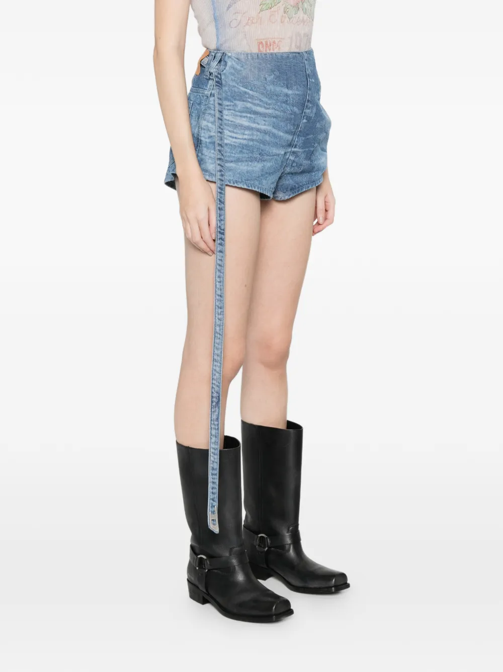  Diesel Textured Shorts - Blue 