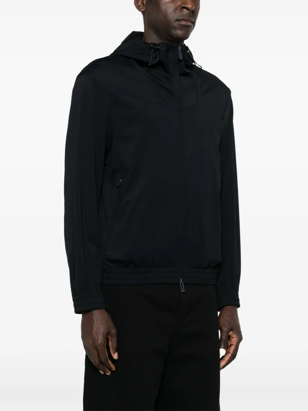 Emporio Armani Jack met capuchon Blauw