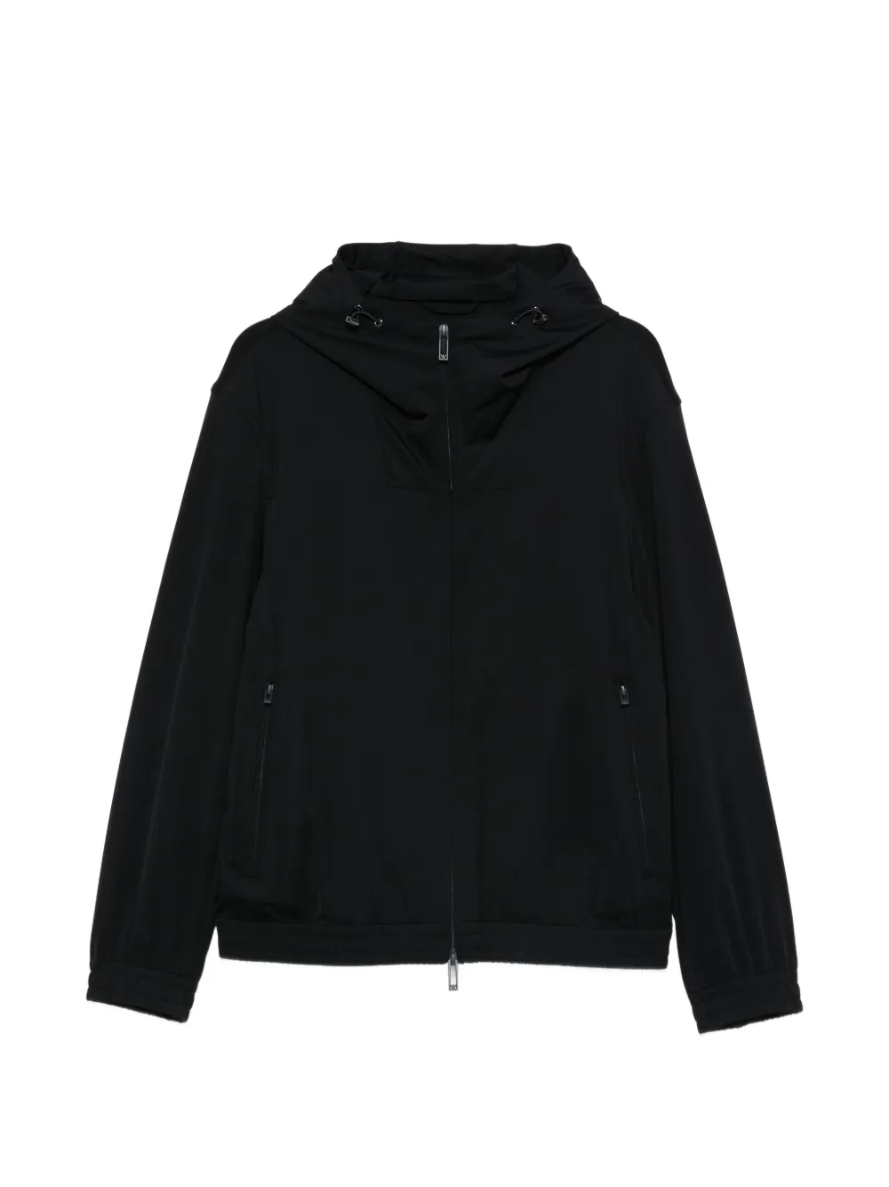 Emporio Armani zip-fastening hooded jacket - Blau
