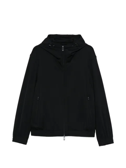 Emporio Armani zip-fastening hooded jacket