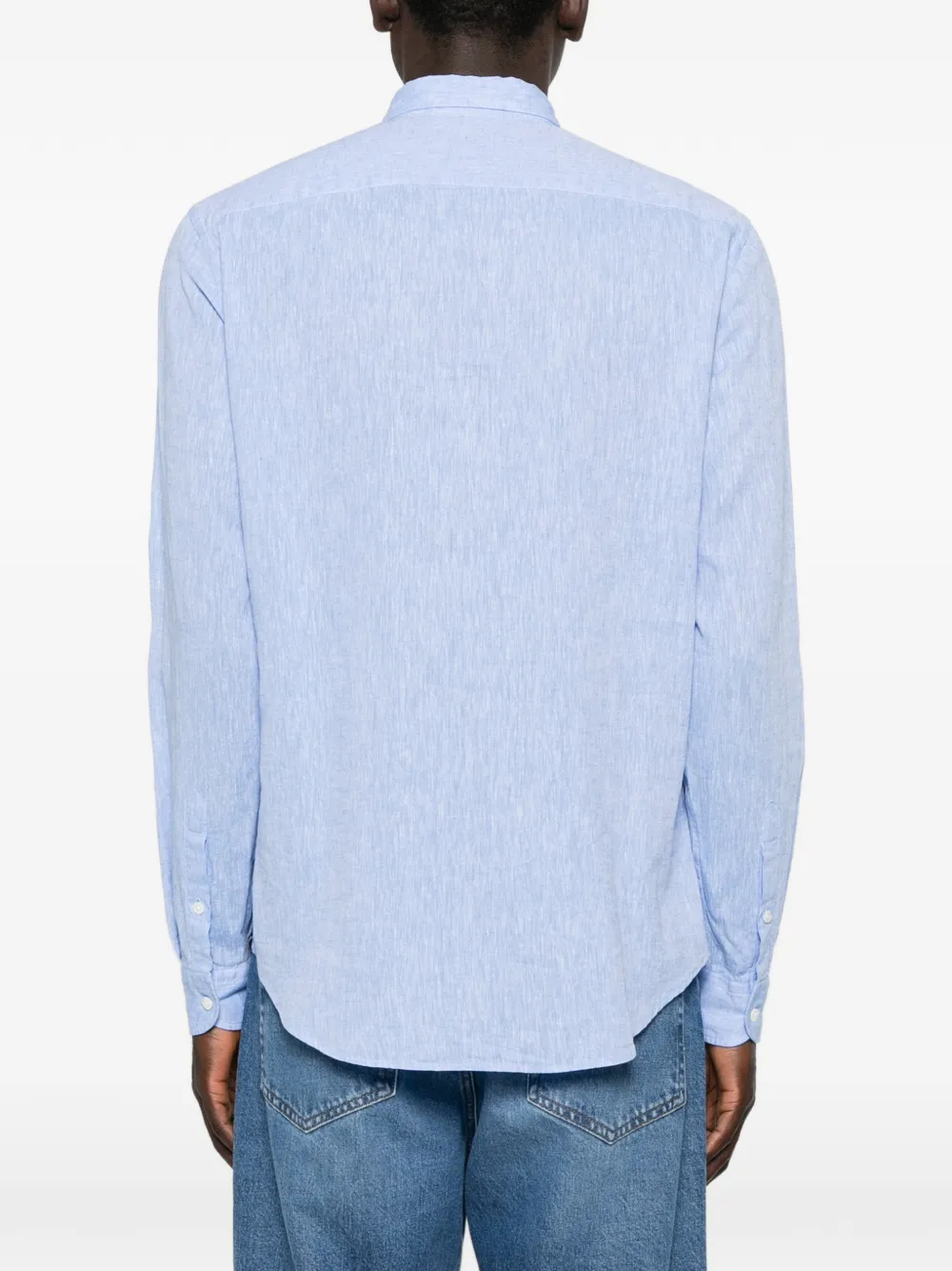 Emporio Armani Overhemd Blauw