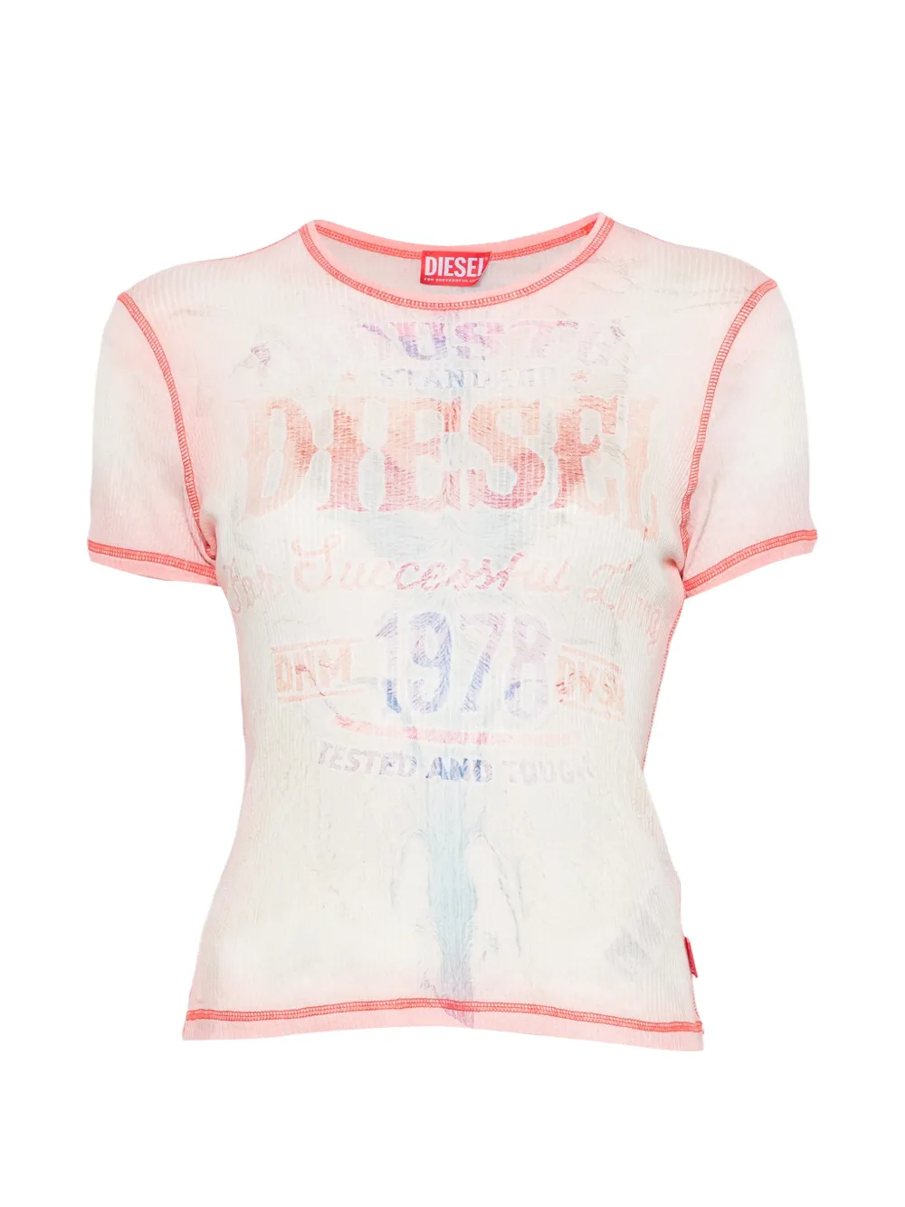 Diesel printed T-shirt - Toni neutri