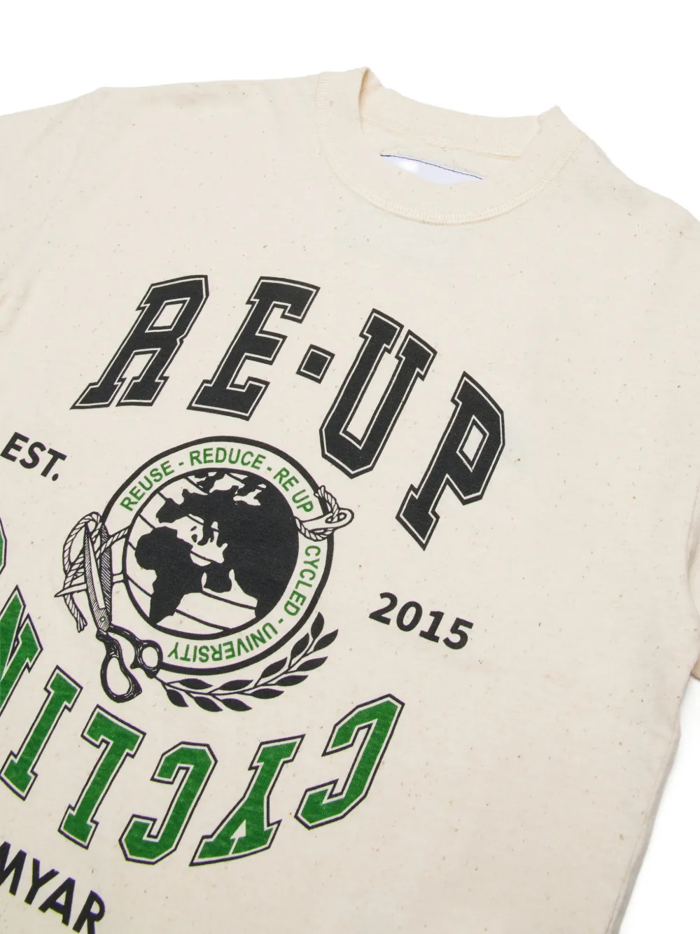  Myar Kids Slogan-print T-shirt - Neutrals 
