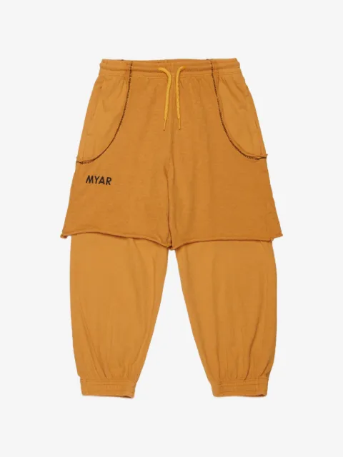 MYAR KIDS layered track pants