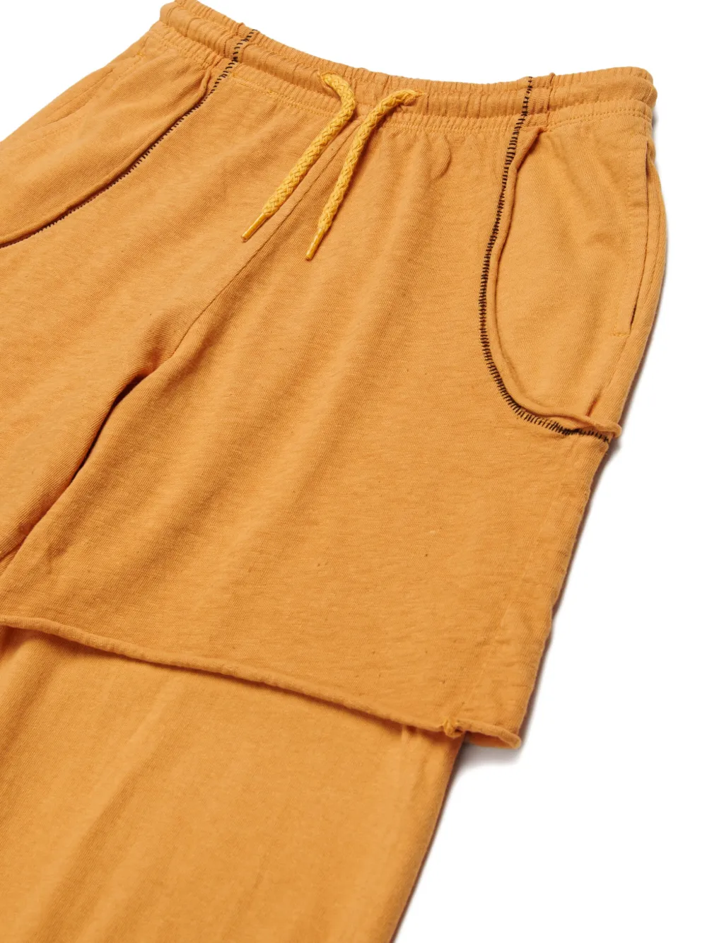  Myar Kids Layered Track Pants - Orange 