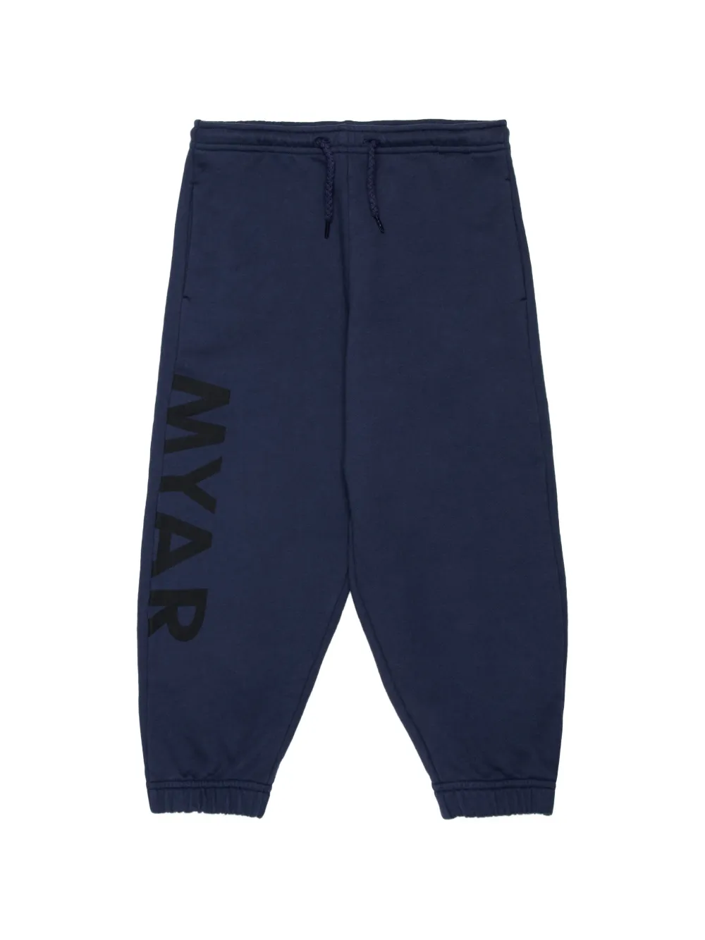MYAR KIDS logo-print track pants - Blu