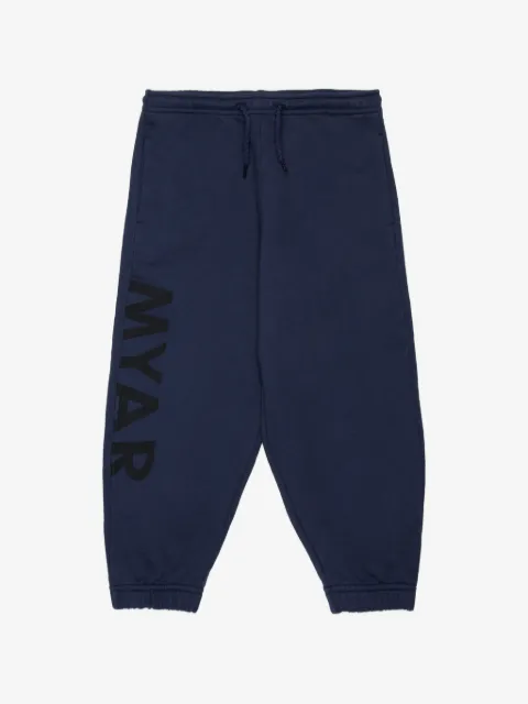 MYAR KIDS logo-print track pants