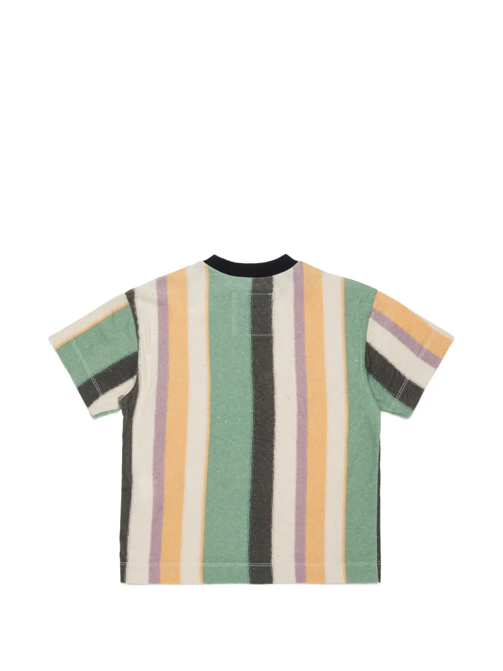  Myar Kids Crew-neck Striped T-shirt - Neutrals 