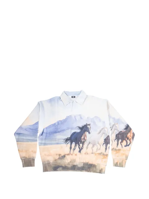 KITH horse-print sweatshirt
