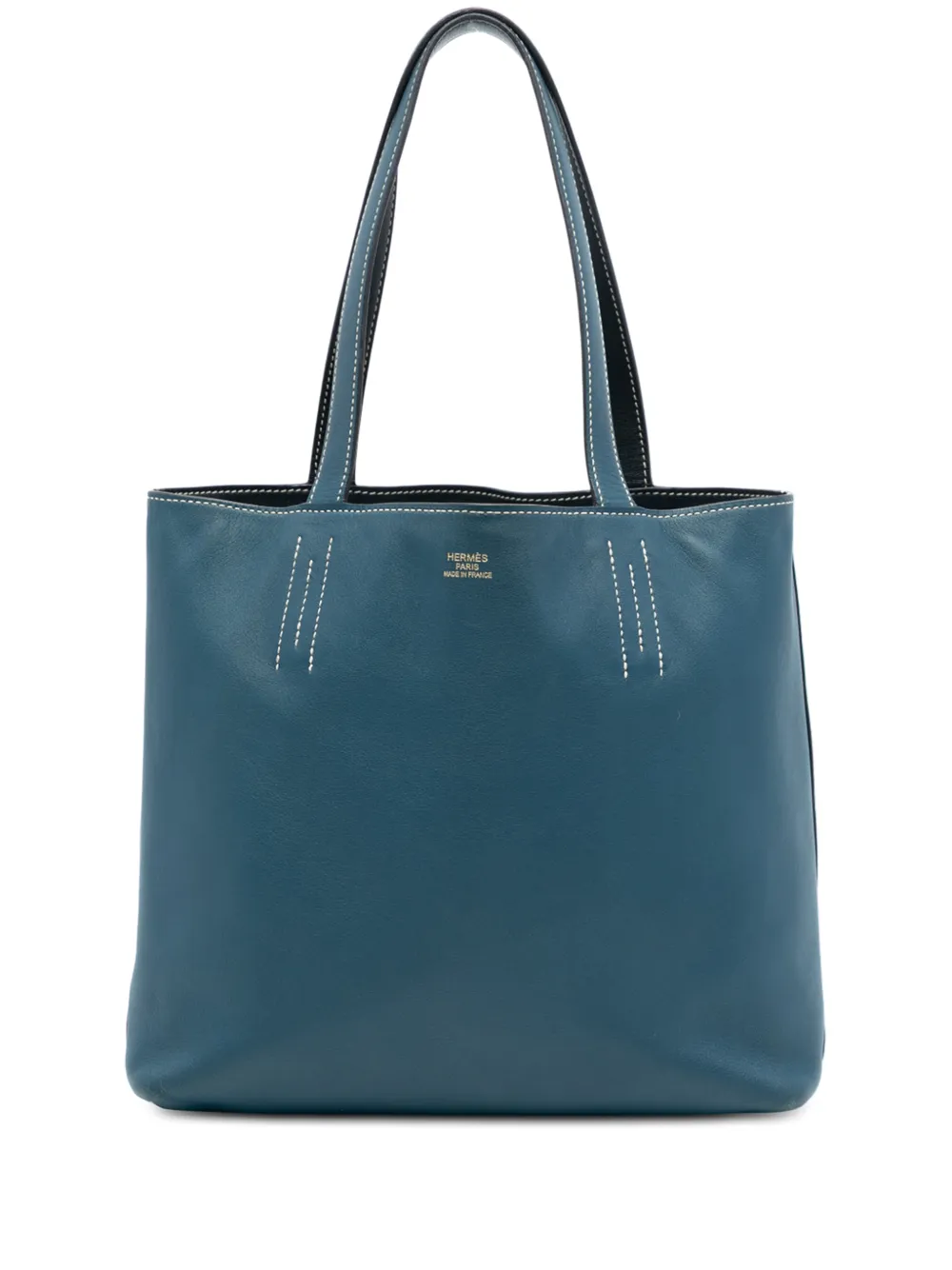 Hermès Pre-Owned 2011 Clemence Double Sens 28 tote bag - Blue