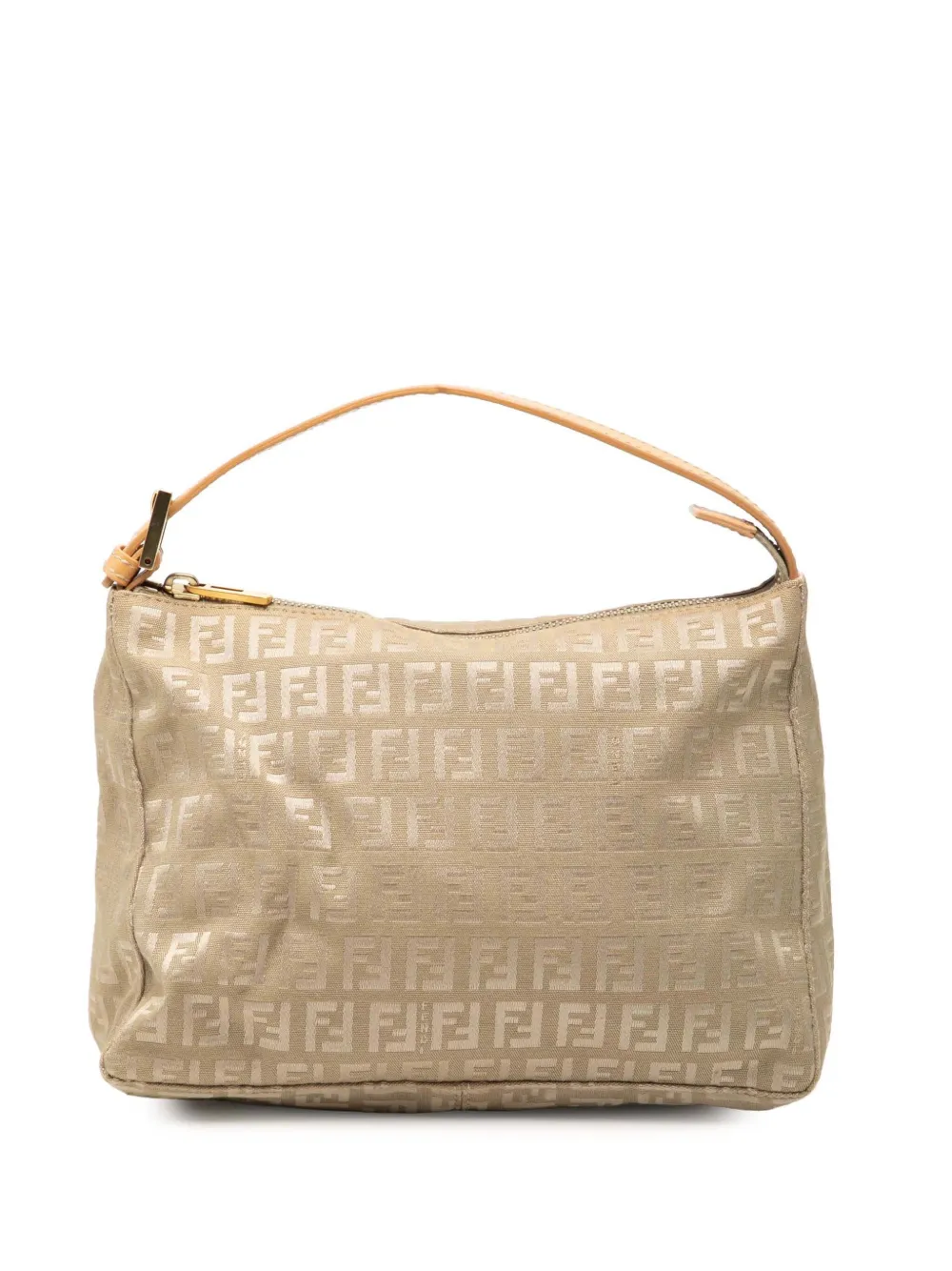 Fendi Pre-Owned Borsa a mano in tela con motivo Zucchino 2000-2010 - Marrone