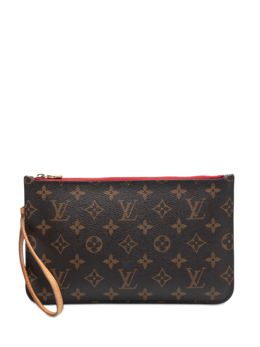 Louis Vuitton Pre-Owned Pouch Neverfull MM con monogramma 2016 - Marrone