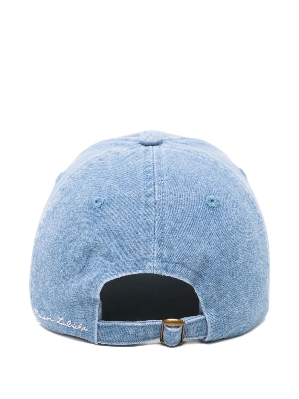  Maison Labiche Embroidered Cap - Blue 