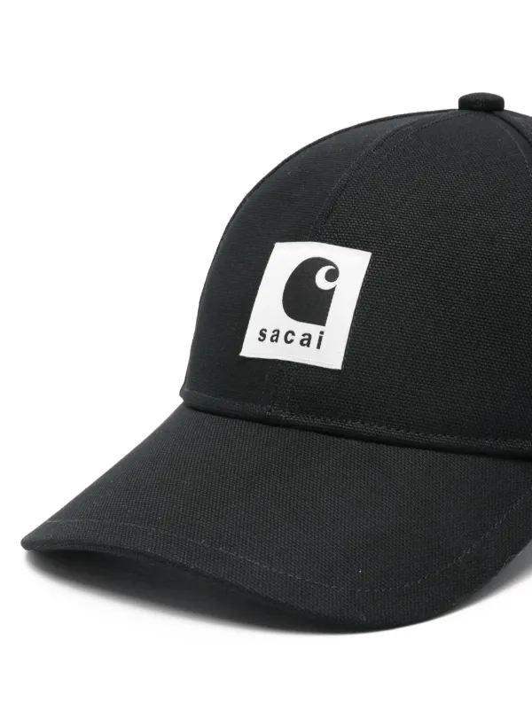 Sacai x Carhartt WIP Duck logo-patch Cap | Black | FARFETCH ZA