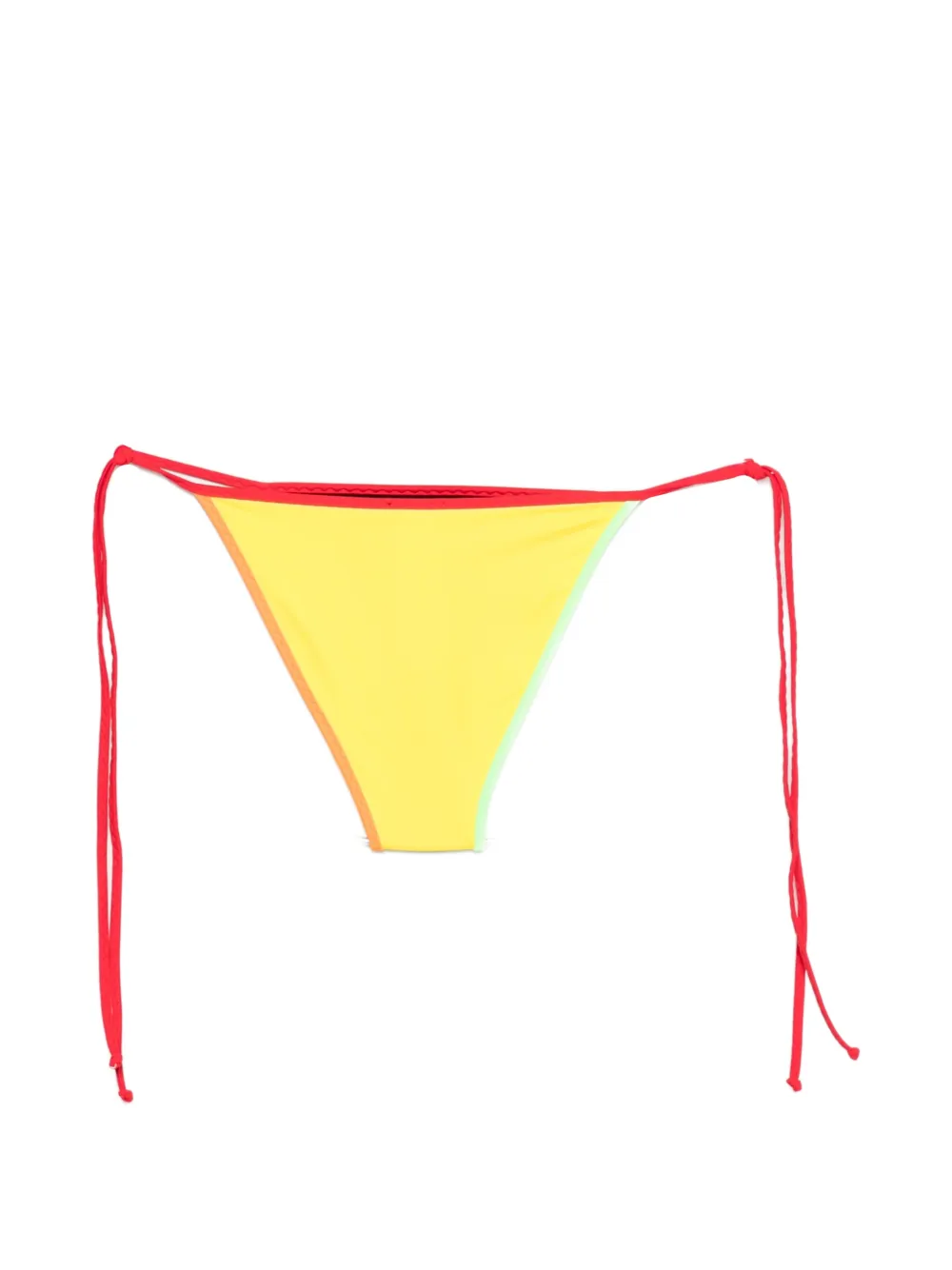  Diesel Colour-block String Bikini Bottom - Black 