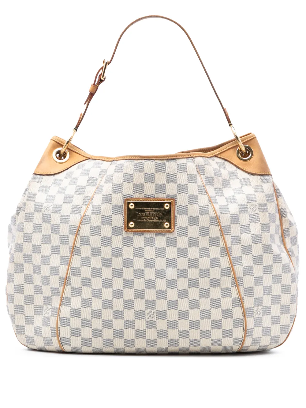 Louis Vuitton Pre-Owned 2008 Damier Azur Galliera PM Schultertasche - Weiß