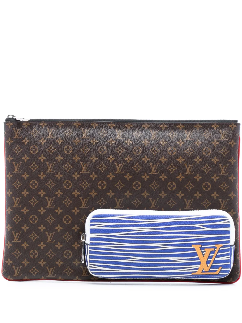 Louis Vuitton Pre-Owned 2020 Monogram A4 Multipocket Pochette clutch bag - Marrone