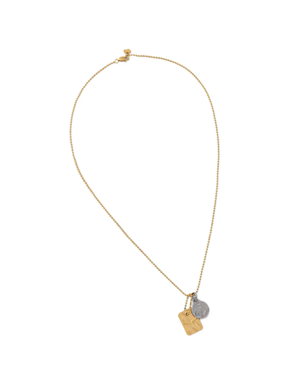 Zadig&Voltaire rectangular-pendant necklace - Oro