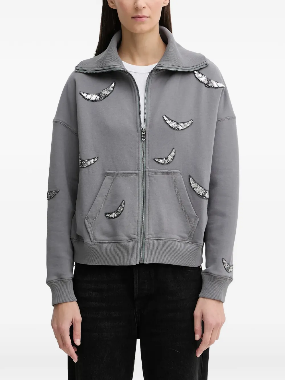 Zadig&Voltaire zip track jacket - Grau