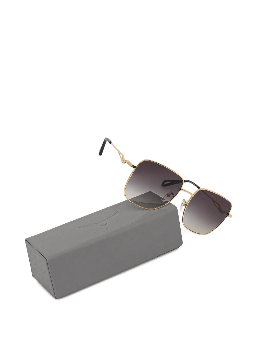 Zadig&Voltaire Zonnebril met vierkant montuur Goud