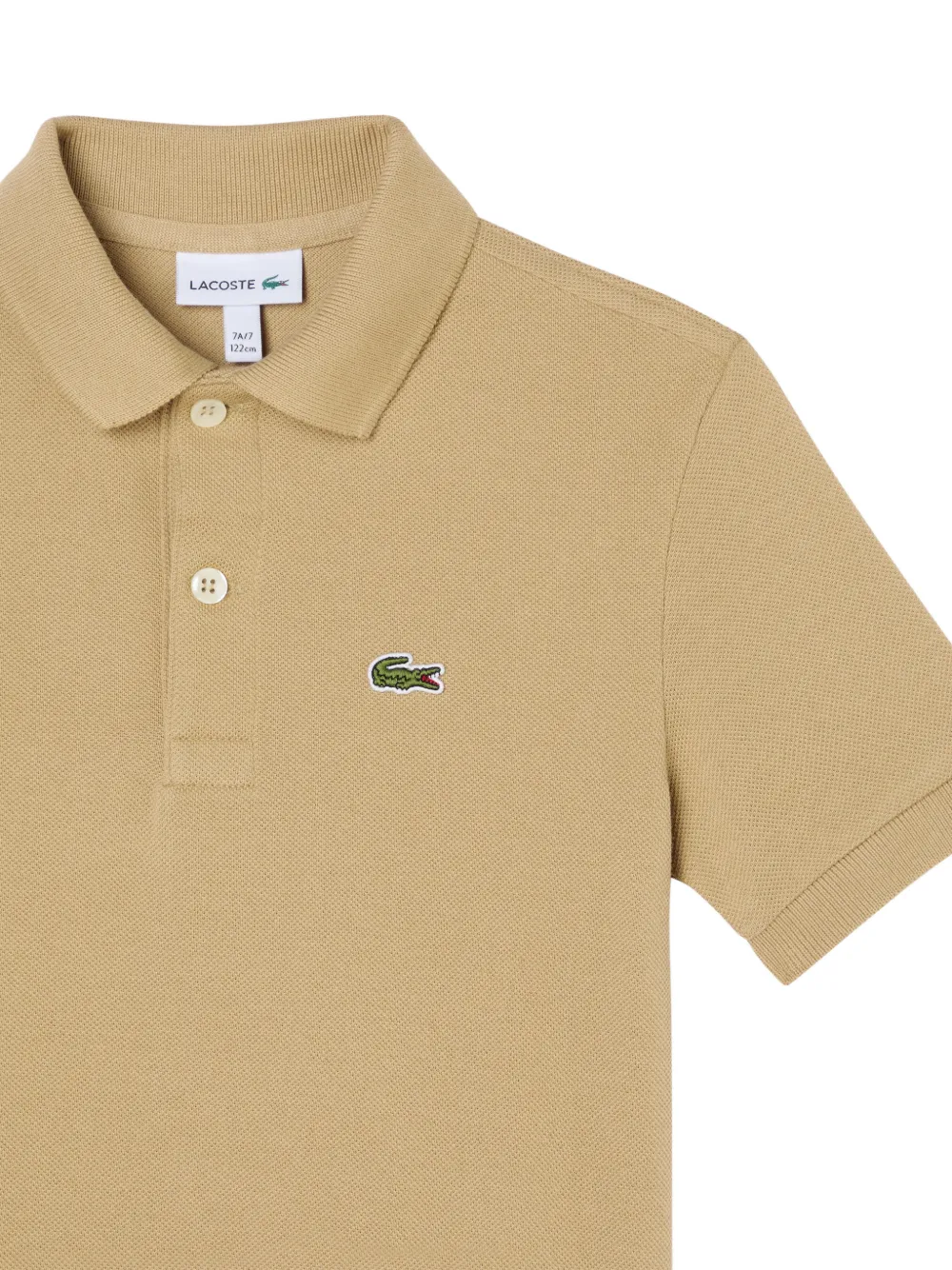 Lacoste Kids Poloshirt met korte mouwen Beige