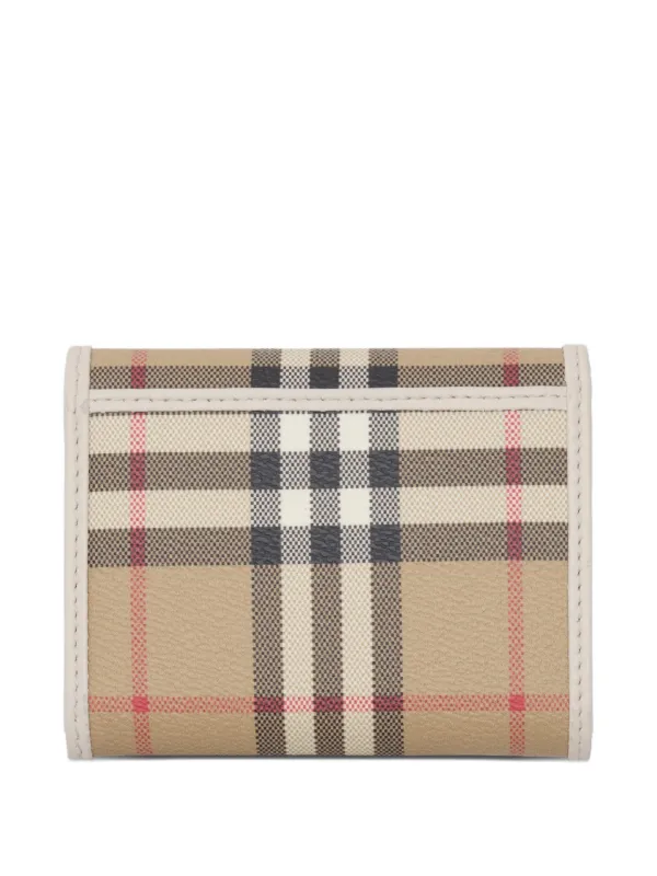 Burberry チェック 二つ折り財布 | ニュートラル | FARFETCH JP