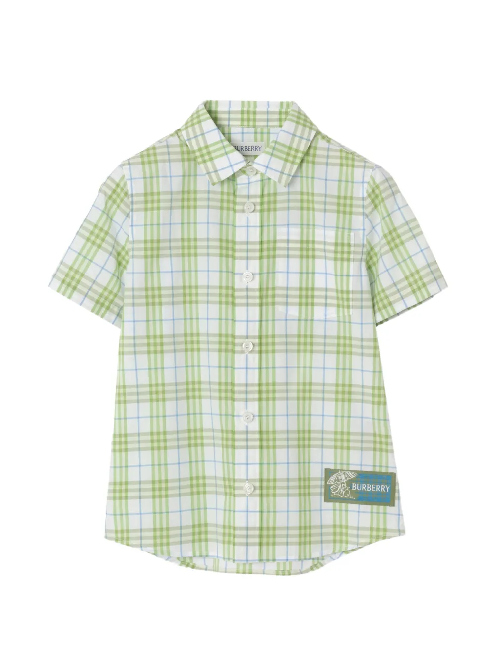 Burberry Kids Check-patterned shirt - Weiß