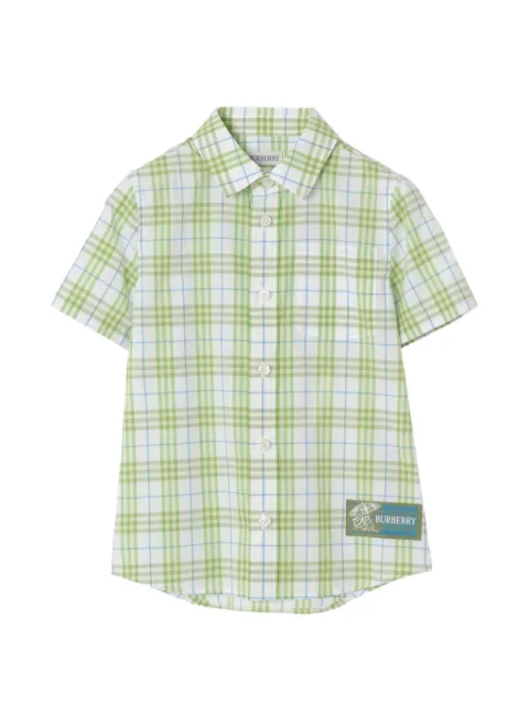 Burberry Kids Check-patterned shirt