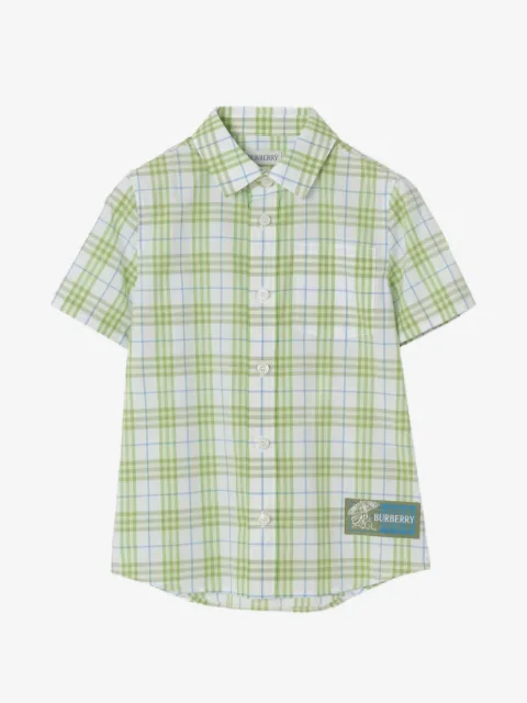 Burberry Kids Check-patterned shirt