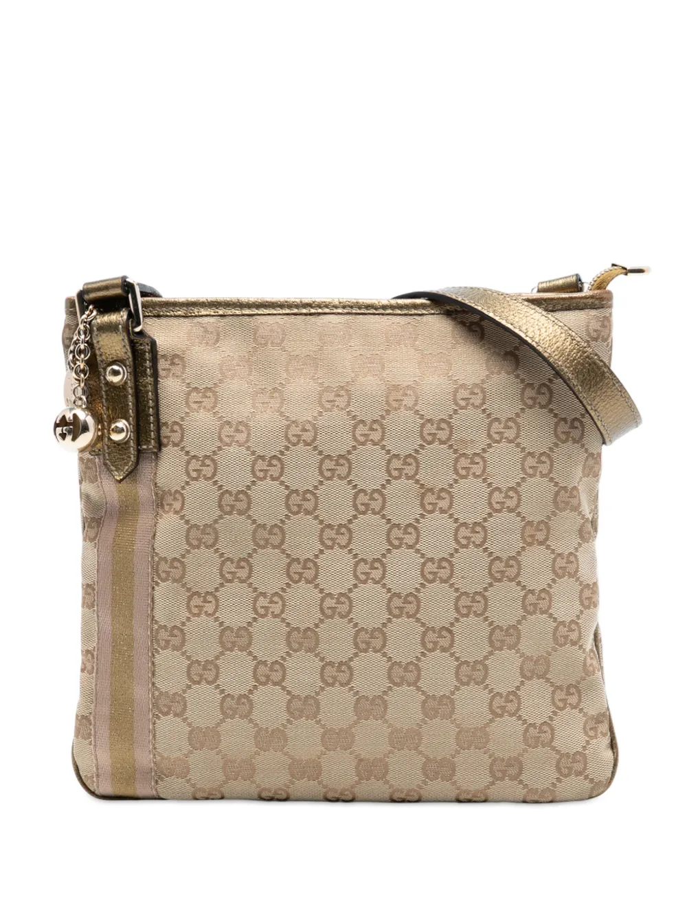 Gucci Pre-Owned Borsa a tracolla Jolicoeur in tela GG 2016-2026 - Marrone