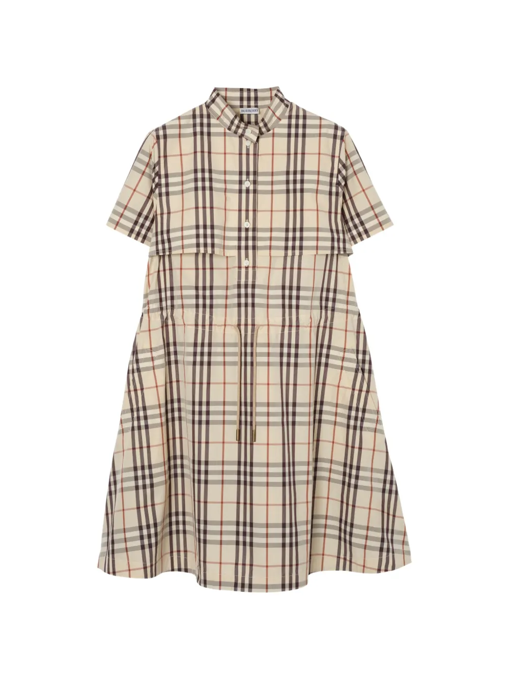 Burberry Check cotton dress - Toni neutri