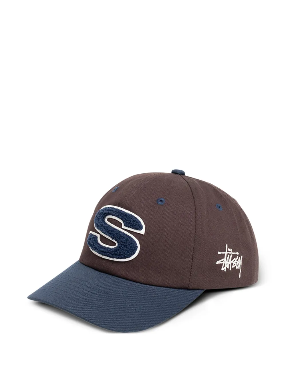 Stüssy Low Profile Chenille Snapback Baseball Hat | Brown